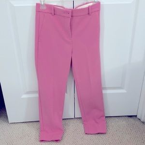 Pink Jcrew high rise Cameron pants